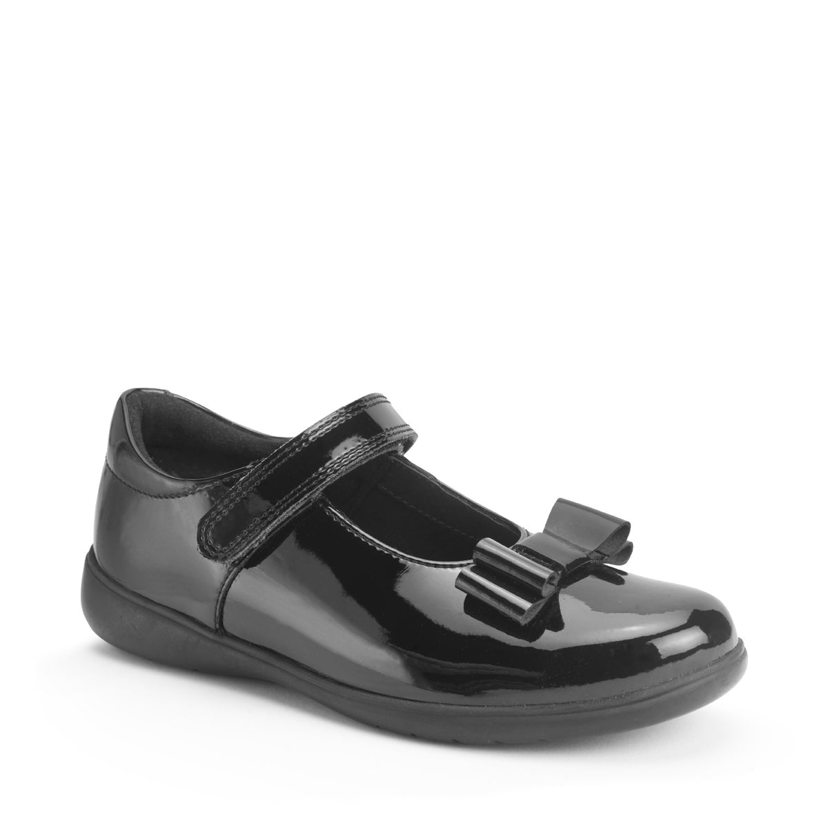 Start-Rite Bella School Shoes - Black Patent