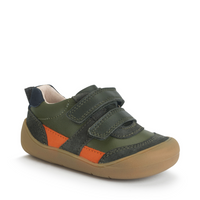 Start-Rite Duel - Dk Green/Orange Shoes