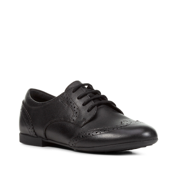 Geox J Plie J0455B - Black School