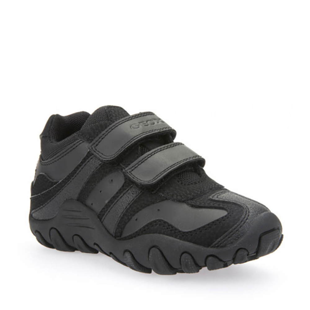 Geox J Crush J7328M -  C9999 Black School