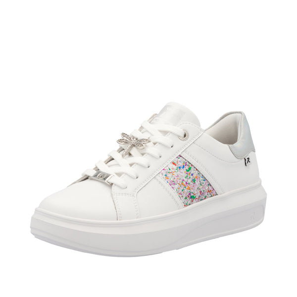 Rieker Sport W1202 - White/Silver Casual