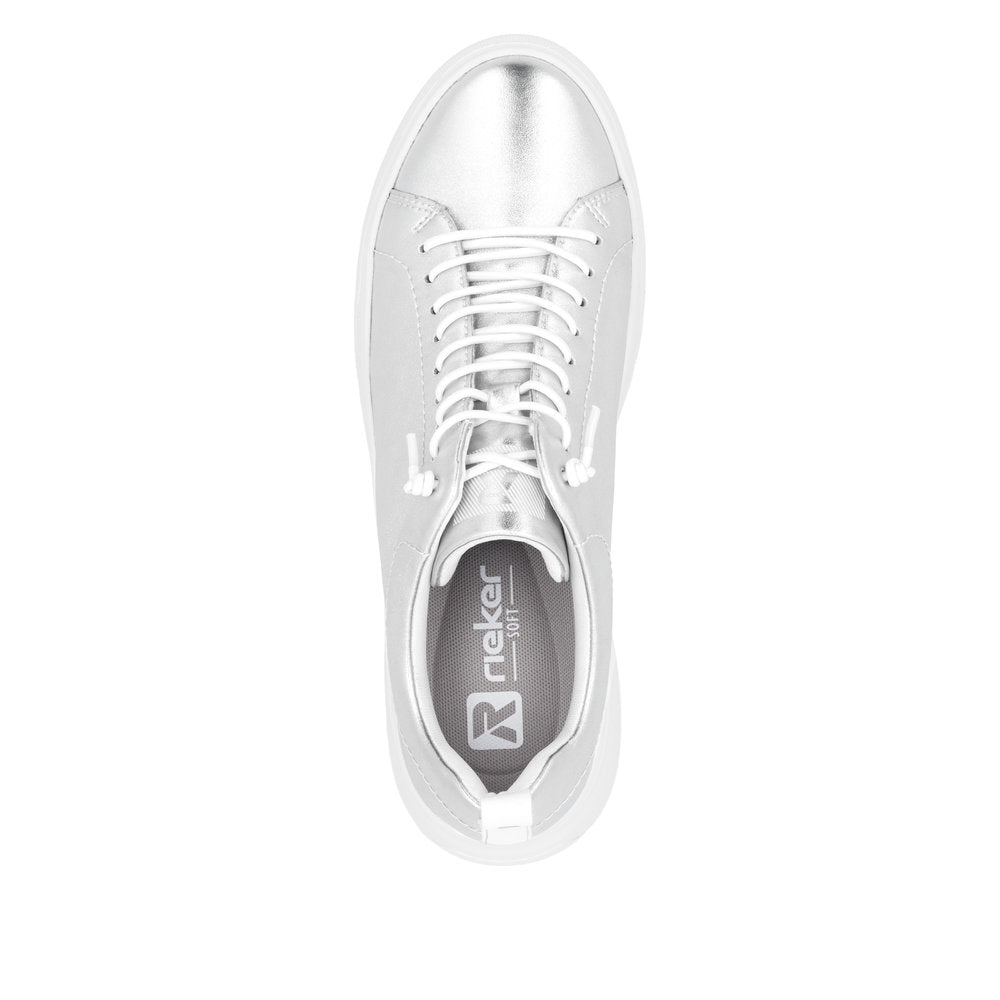 Rieker Sport W2301 Argento/White Casual – SoleLution