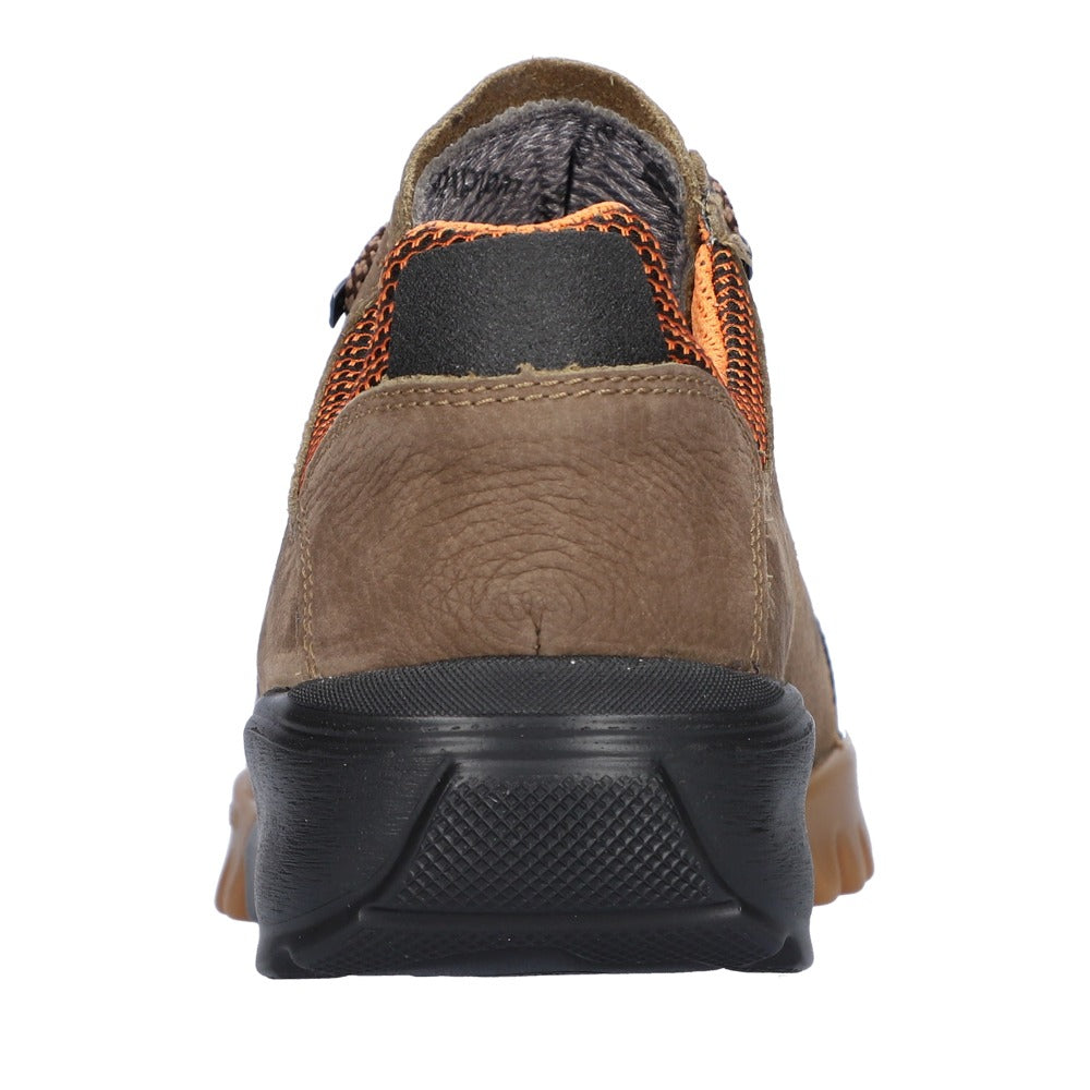 Waldlaufer H-Fritz 729950 Casual Shoe - Brown/Orange