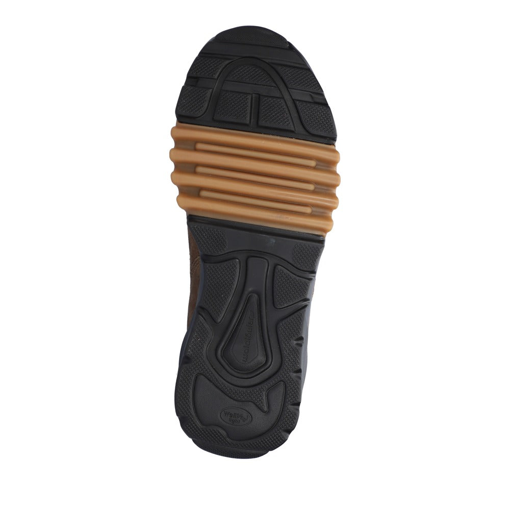 Waldlaufer H-Fritz 729950 Casual Shoe - Brown/Orange