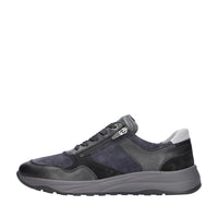 Waldlaufer K-John 662001 Casual Shoe - Black/Grey