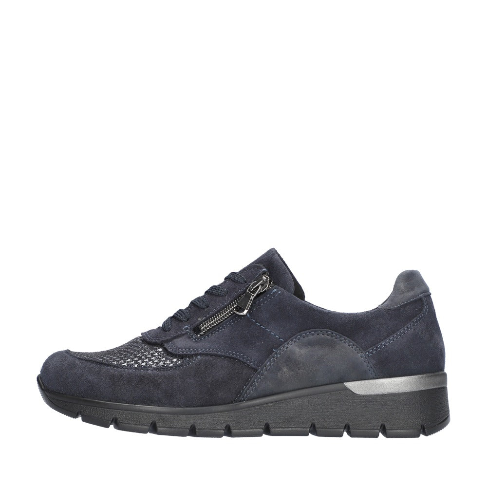 Waldlaufer K-Ramona 626K02 Casual Shoe - Navy Blue