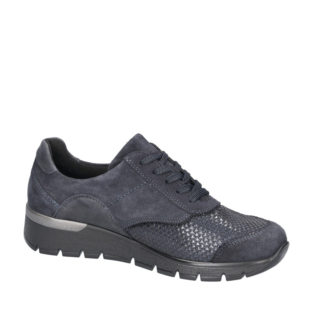 Waldlaufer K-Ramona 626K02 Casual Shoe - Navy Blue