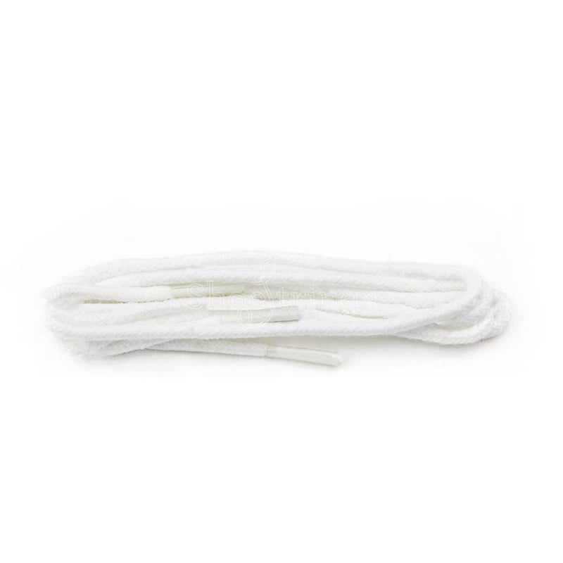 Shoe-String Round Lace - White Laces