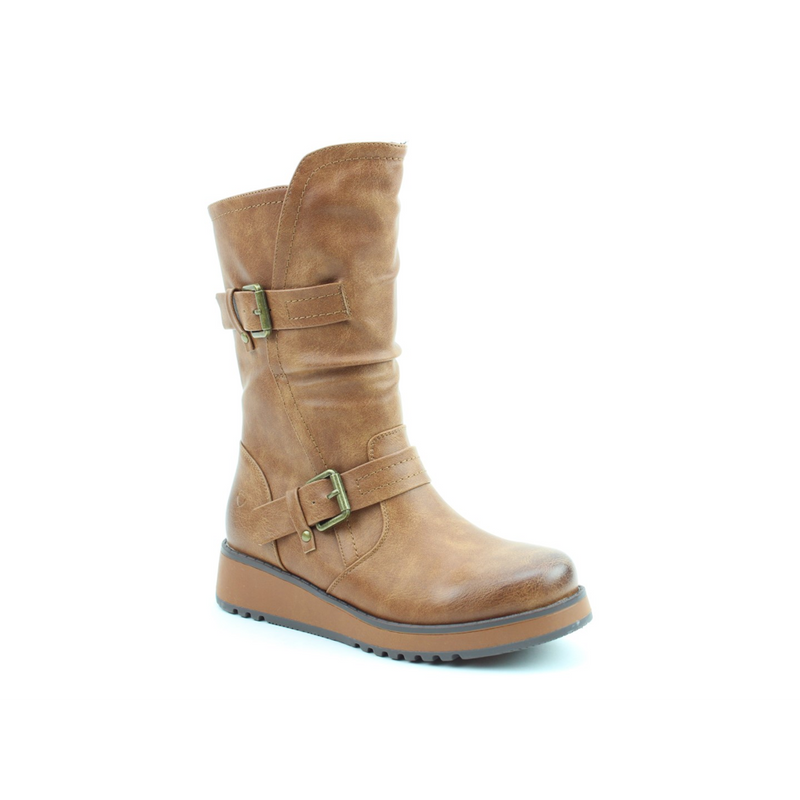Heavenly Feet Hannah 4 - Tan Boots