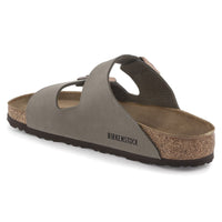 Birkenstock Arizona Birko-Flor Nubuk - Stone Sandals