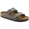 Birkenstock Arizona Birko-Flor Nubuk - Stone Sandals