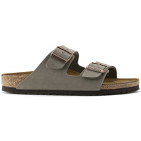 Birkenstock Arizona Birko-Flor Birkibuc - Stone Sandals