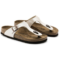 Birkenstock Gizeh Birko-Flor - Graceful Pearl White Sandals