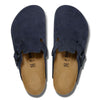 Birkenstock Boston Suede Leather - Navy Casual