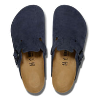 Birkenstock Boston Suede Leather - Navy Casual