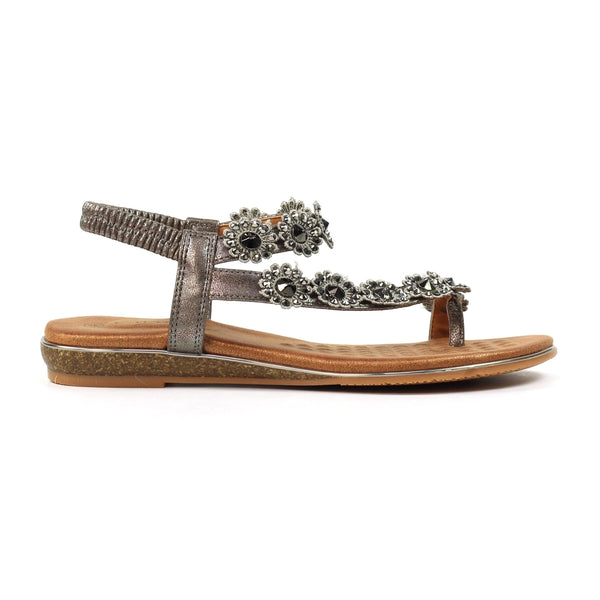 Lunar Charlotte II - Pewter Sandals