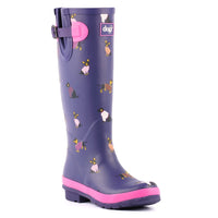 Lazy Dogz Harper - Navy Wellies