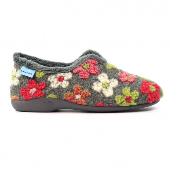 Lunar Lychee - Grey Slippers