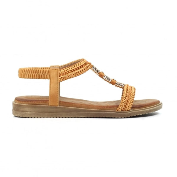 Lunar Portofino - Camel Sandals