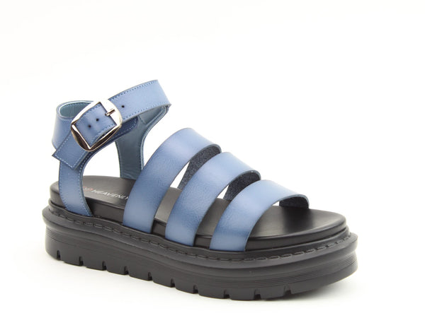 Heavenly Feet Saffron - Denim Sandals