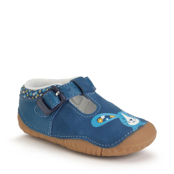 Start-Rite Little Paws - Blue Nubuk Pre-walkers